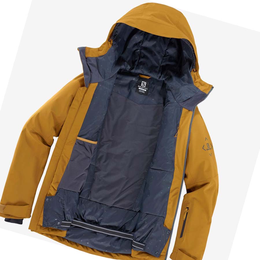 Chaquetas Salomon HIGHLAND INSULATED Hombre Amarillos | MX 3296KOR